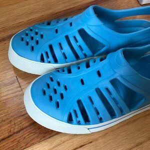 Pex Del Ray Womens 7 Sandals blue Cutout Slingback Waterproof Comfort Slip On